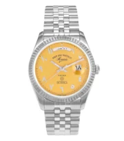 West End Watch The Classic Automatic 41mm Yellow Arabic Dial