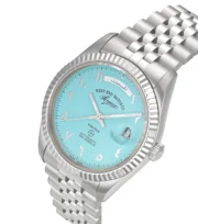 West End Watch Co. – The Classic 41MM Turquoise Dial with Hindi Numerals - Image 2
