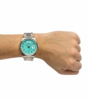 West End Watch Co. – The Classic 41MM Turquoise Dial with Hindi Numerals - Image 5
