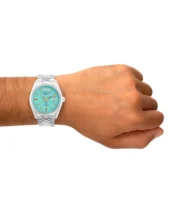 West End Watch. Classic Automatic 41mm TURQUOISE Dial - Image 2