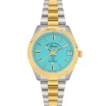 West End Watch. 32.5mm 2Tone Classic Automatic with Turquoise Dial