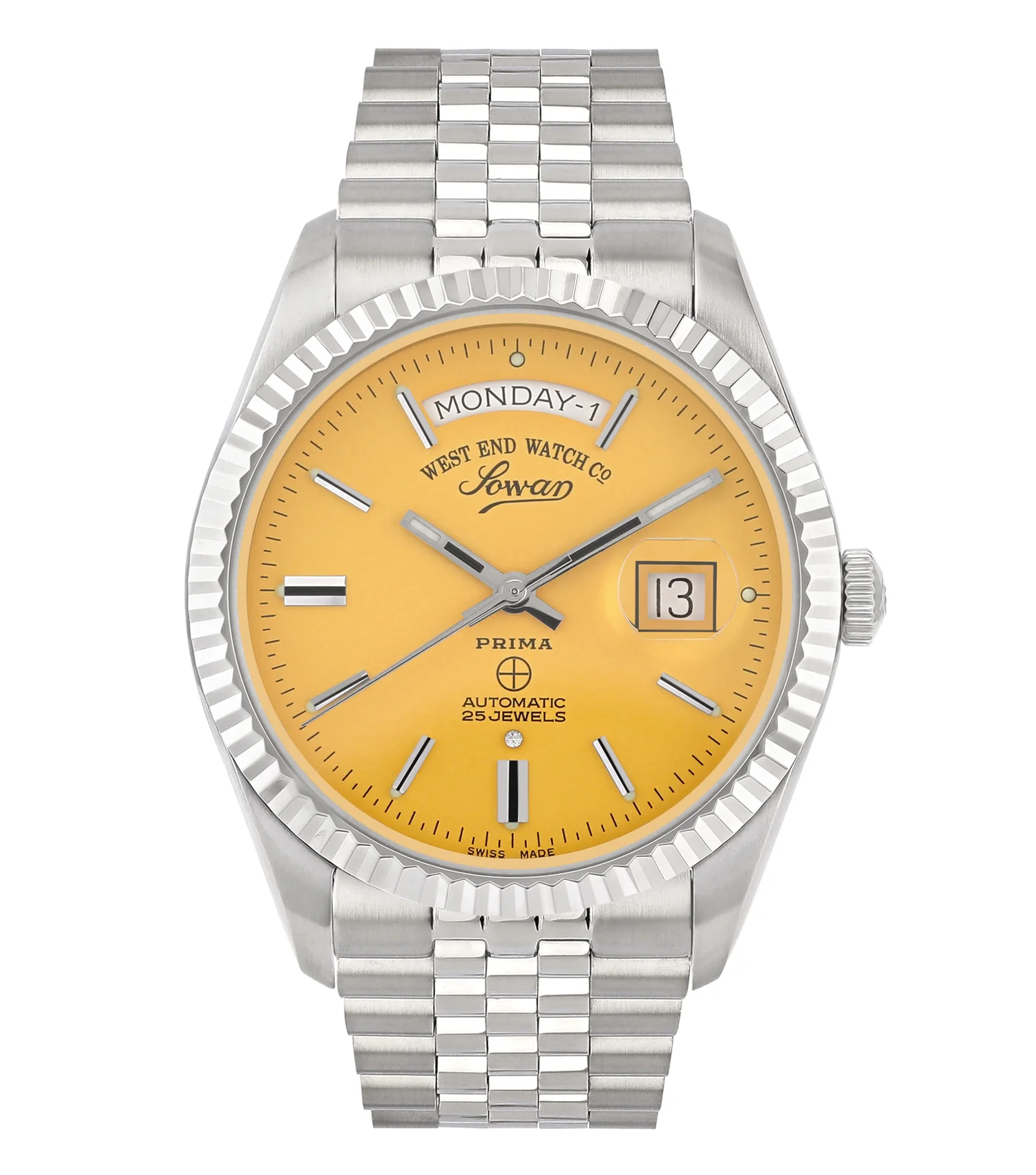 WestEnd-YELLOW-41-1 West End Watch Co. Classic Automatic 41mm with Yellow Dial - Image 1