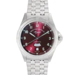 West End Watch. SOWAR 2000 39mm With Burgundy RED Dial