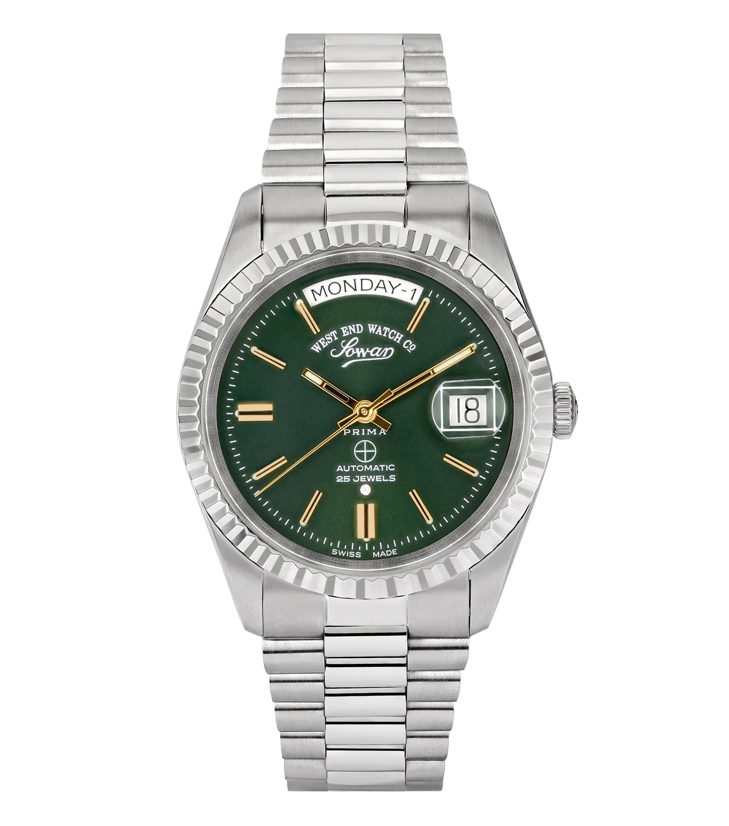 WestEnd-Watch-W680002-37-1-Green West End Watch Co. Classic Automatic 37mm with Green Dial - Image 1