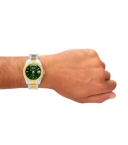 West End Watch. 2Tone Classic Automatic 37mm with Green Dial - Image 2