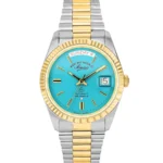 West End Watch. 2-Tone Classic Automatic 37mm with Blue Dial