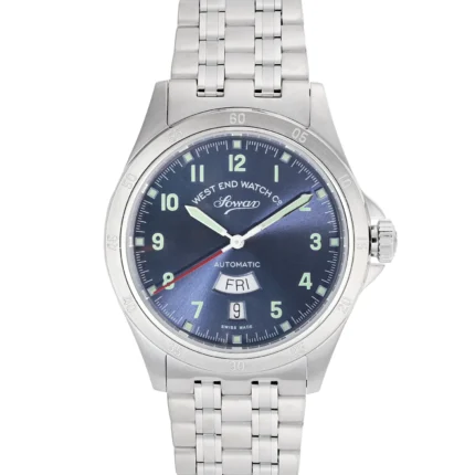 West End Watch. SOWAR 2000 39mm With Blue Dial