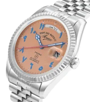 West End Watch The Classic Automatic 41mm Salmon Arabic Dial - Image 2