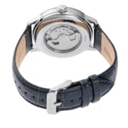 Orient RA-AK0806L Semi Skeleton Automatic Navy Leather Watch - Image 4