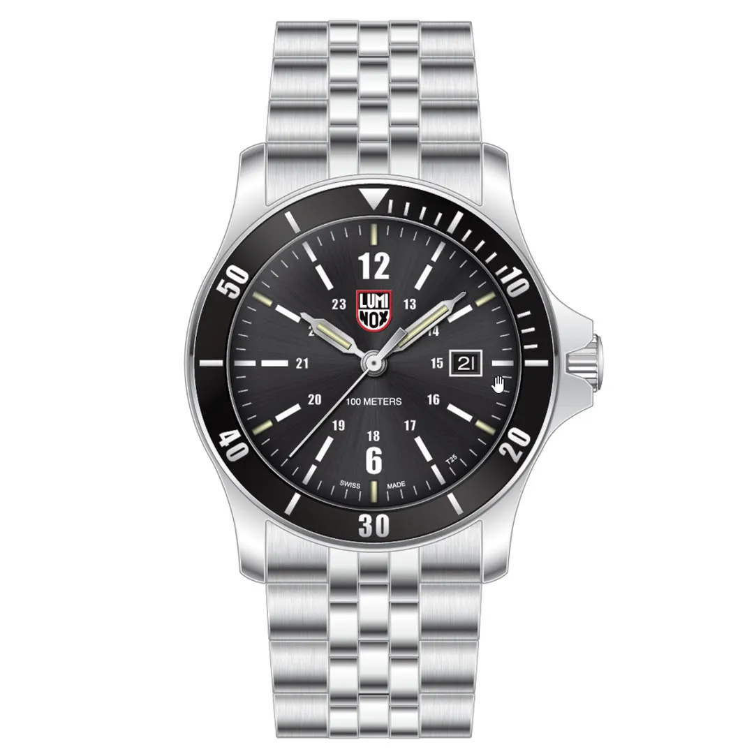 XS.0911-1.webp Sport Timer Stainless Steel Black 42mm Watch - XS.0911 - Image 1